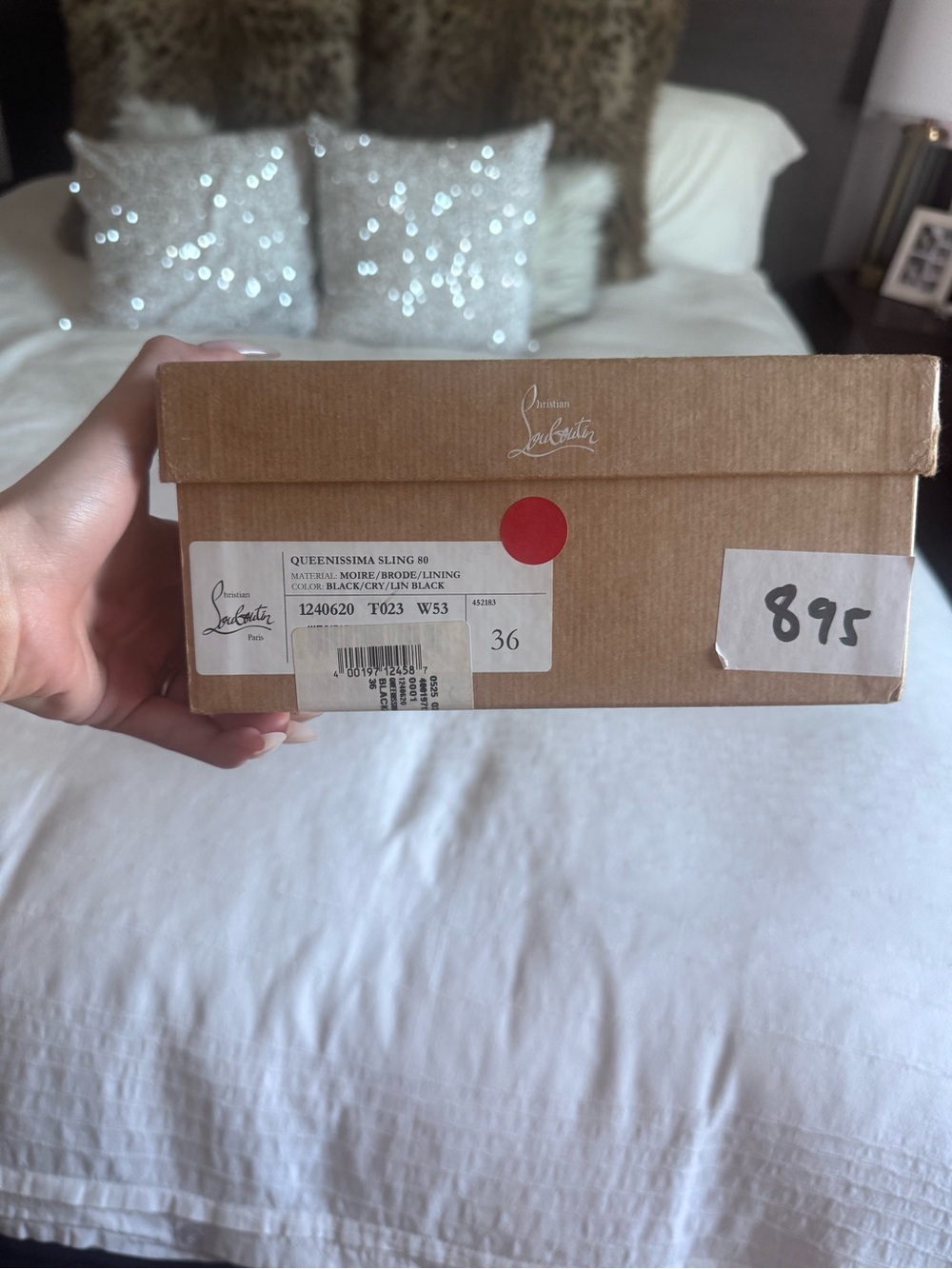 Christian Louboutin QUEENISSIMA SLING 80 - Picture 5 of 6